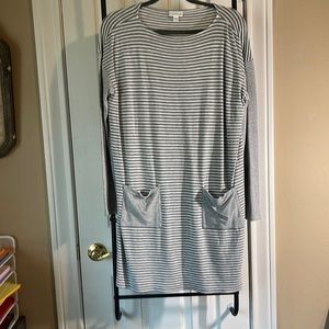 JJill striped tunic/dress